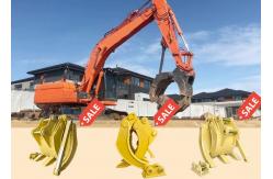 China OEM Q355B NM400 Mechanical Stone Grapple , Mechanical Grab For Excavator supplier
