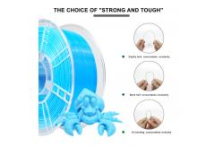 China PETG Filament Light Blue 1kg 3D Printer Filament Smooth Printing Surface supplier