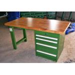 Powder Coating Stainless Steel Industrial Workbenches With Drawers for sale