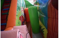 China Scarecrow Themed PVC Bouncy Castle , Inflatable Farm Fun Kids Bounce House supplier
