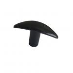 Black Nylon Female T Handle Knobs With Brass Threaded Insert