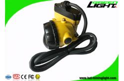 China SAMSUNG Battery Led Miners Cap Lamp IP68 Waterproof 25000 Lux Brightness Rechargeable supplier
