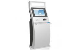 China Intel 1037U CPU Hotel Self Service Check In Kiosk With Passport Scanner supplier