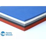 Colored No Poison Silicone Sponge Rubber Sheet For High Temperature Resistance for sale