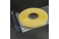 China Custom Printed Removable Seal BOPP Plastic Bag Adhesive Double Sided Adhesive Tape supplier