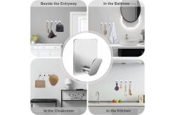 China Convenient and Durable Adhesive Hooks for Bathroom Kitchen and Bedroom supplier
