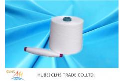 China Spun Polyester Yarn 20 / 2 20 / 3  Anti - Bacteria , Customized Polyester Staple Yarn supplier