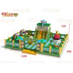 Children Playground Inflatable Castle Bounce House With Slide for sale