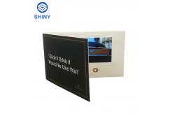China Customized 7 Inch Lcd Screen Brochure Video Greeting Card With Box supplier