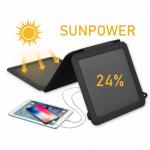 Camping 21W Foldable Sunpower Solar Mobile Charger Portable Solar Panel with USB Port for sale