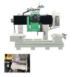 Double Blades 500mm Diameter 1500mm CNC Stone Cutting Machine For Baluster for sale
