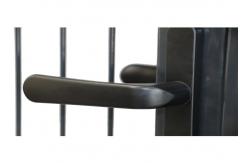 China 1.2*1m Metal Garden Fence Gate With Security Lock supplier