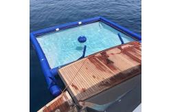 China Summer Tube Inflatable Sea Swimming Pool PVC Jellyfish Yacht Pool With Net supplier