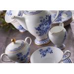 Blue And White 180CC Paragon Fine Bone China Tea Set for sale