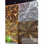 3D folded aluminum panels for building facade customized metal sheet aluminum facade for sale