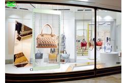 China Transparent Led Window Display Screen Glass Panel Poster P3.91 Customized Shape supplier