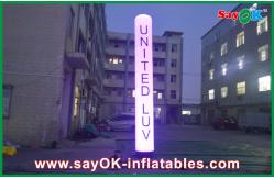 China 2m Oxford Cloth Inflatable Lighting Decoration Pillar With Logo supplier