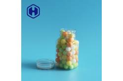 China Mini 100ml Plastic Packaging Jar For Chocolate Beans Sweets Granule Small Square supplier