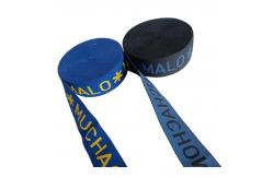 China 10mm-65mm Jacquard Elastic Webbing Pantone Spandex Elastic Band supplier
