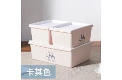 China Clothes Toys Stackable Plastic Organizer With Cover supplier