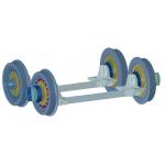 Forging Elastic Rubber Wheels Assembled With Tyres And Center Wheel Rubber