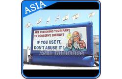 China Abnormal Advertising Inflatables Billboard With Printing , Outdoor Billboard supplier