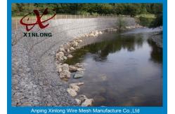 China Galvanized Galfan Hexagonal gabion box Reinforcing the Rive Bank supplier