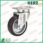 ESD Conductive Metal Core Rubber Caster Wheels Size 2-6 Inch Load Bearing 100-500kg for sale