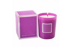 China Coated Paper Custom Scented Candle Jar Packaging Folding Paper Reverse Printed Tuck Box supplier