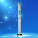 Calculation Of Bmi 210cm Height And Weight Measurement Medical Scales Metal Cabinet for sale