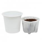 Advanced precision k cup pre-cut lids coffee capsule filling sealing machine