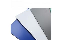 China Interior Decoration Fireproofing 3mm ACM panel Glossy Blue supplier