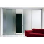 Frosted Tempered Decorative Glass Partition Walls ASTM Standard for sale