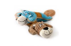 China Brown Indestructible Plush Dog Toy For Aggressive Chewers Over 7-15 Years supplier