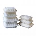 600ml 26g Biodegradable Corn Starch Tableware Take Away PP Food Containers for sale