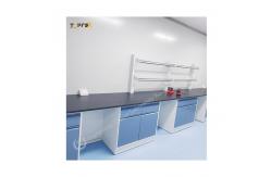 China Educational Institutions Modern Laboratory Wall Bench With Wall-mounted Structure supplier
