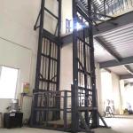 5m 5000kg Easy Lift Cargo Lift 5 Ton Mezzanine Goods Lift Blue for sale