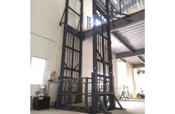 China Industrial Warehouse Hydraulic Cargo Lift Vertical Guide Rail Goods Elevator supplier
