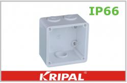 China Grey Small IP66 Outdoor Junction Box / Plastic Electrical Junction Box supplier