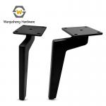 Matte Black Thickened Metal Angled Sofa Legs Cabinet & Coffee Table Furniture Leg Fittings for sale