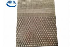 China Compound Two Layers 1.7mm Sintered Round Hole Perforated Sheet supplier