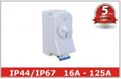 China IP67 Industrial Mechanical Interlocked Switch Sockets CEE Power Outlet supplier