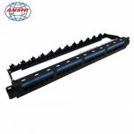 1u Cat6 24 Port Utp Patch Panel With Rear Cable Management