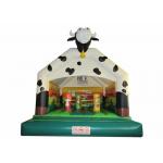 Commercial inflatable cow bouncy PVC inflatable animal bouncer digital painting inflatable jumping house for sale