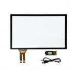 Widescreen Glass On Glass PCAP Touch Glass Kit For Touch Panel Display 17 Inch for sale