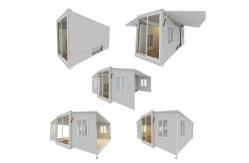 China 20ft 40ft Size Optional Foldable Expanding Container House with Garden Balcony supplier