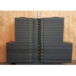 Rectangular Gym Equipment Weight Plates / Pure Steel Material For Gym Clubs for sale