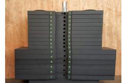China Cast Iron Gym Weight Plates with Enamel Coating 1 Inch Hole supplier