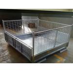 Zinc Plated Warehouse Storage 50x100mm Steel Q235 Wire Mesh Cage for sale