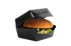 China Custom Printed Burger Boxes  Eco-Friendly Fast Food Packaging  Recyclable Cardboard Food Containers supplier